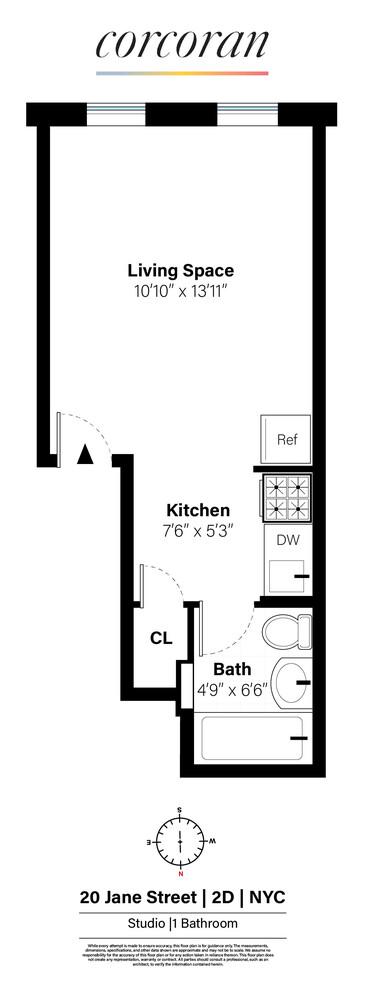 20 Jane Street, Unit 2D Manhattan, NY 10014 - Photo 6 of 6