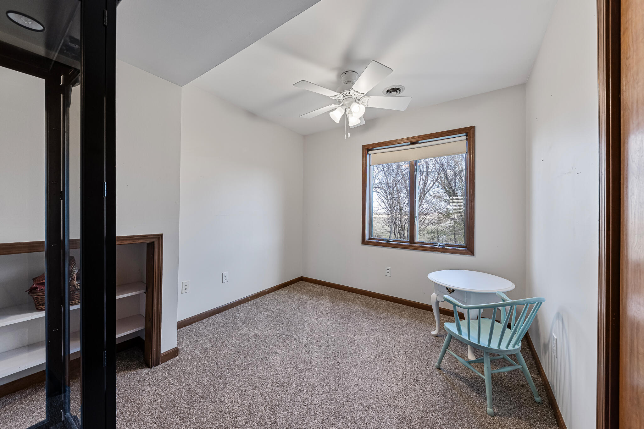 13161 Stateline Road Cedar Lake, IN 46303 - Photo 11 of 30 a view of a workspace with furniture and a window