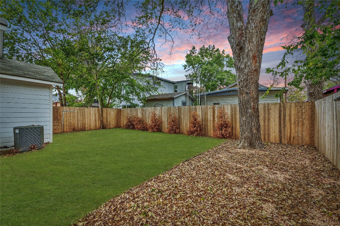 2404 Santa Rita Street Austin, TX 78702 - Photo 21 of 27 View of fenced backyard