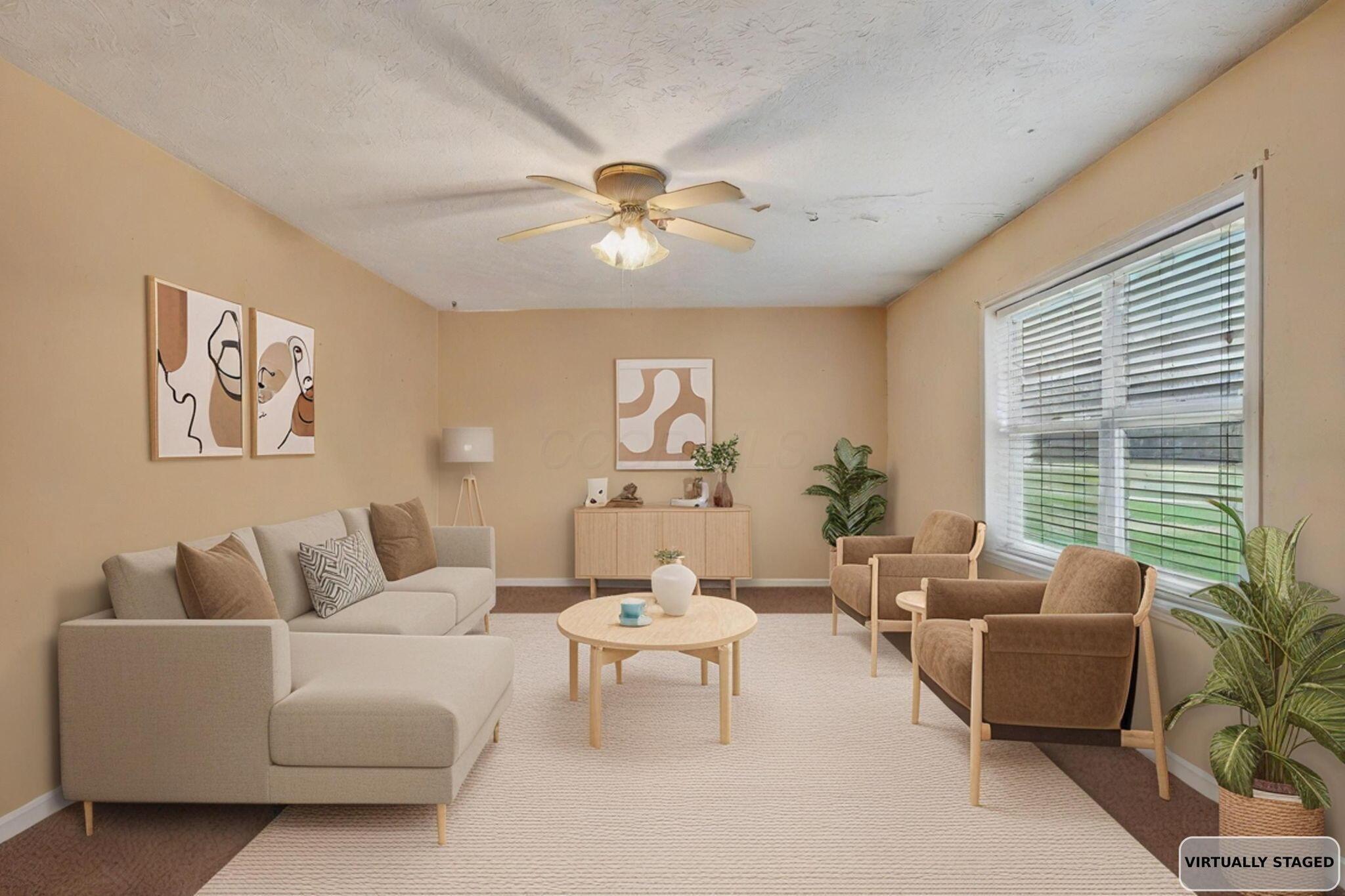 5726 Bish Road Northwest Carroll, OH 43112 - Photo 15 of 26 Living Room Virtually Staged