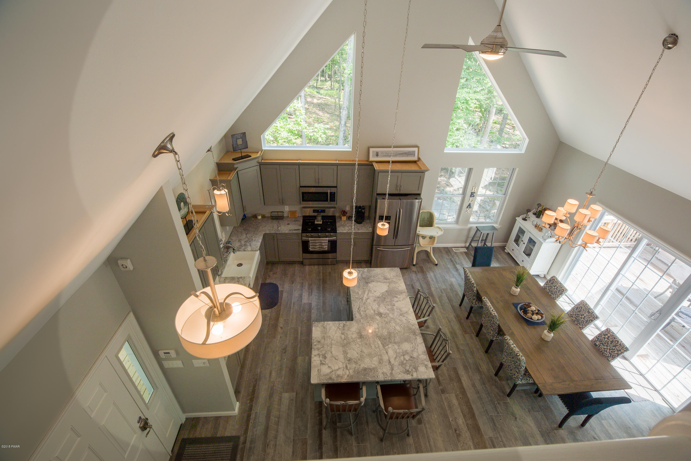 136 Perch Road Lackawaxen, PA 18435 - Photo 38 of 53 View from Loft