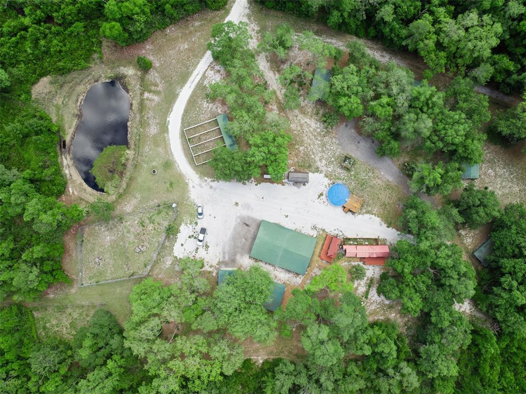 1140 Buckles Road Pierson, FL 32180 - Photo 2 of 39 an aerial view of a house with outdoor space and street view