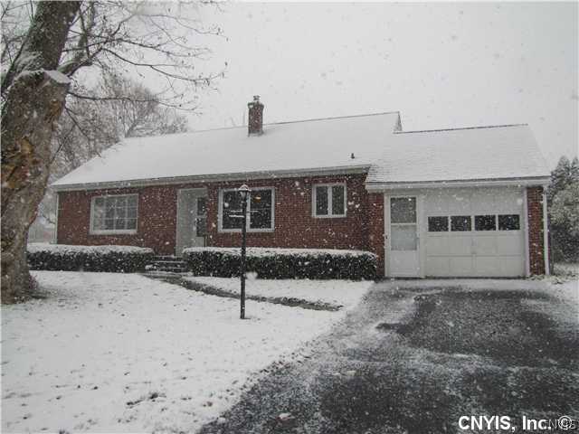 301 West Manchester Road Geddes, NY 13219 - Photo 1 of 1 Exterior Front Brick Ranch/Cape Cod