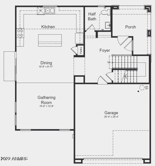 14225 West Bronco Trail Surprise, AZ 85387 - Photo 17 of 18 floorplan 1st floor
