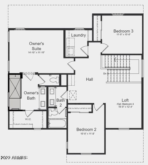 14225 West Bronco Trail Surprise, AZ 85387 - Photo 18 of 18 floorplan 2nd floor