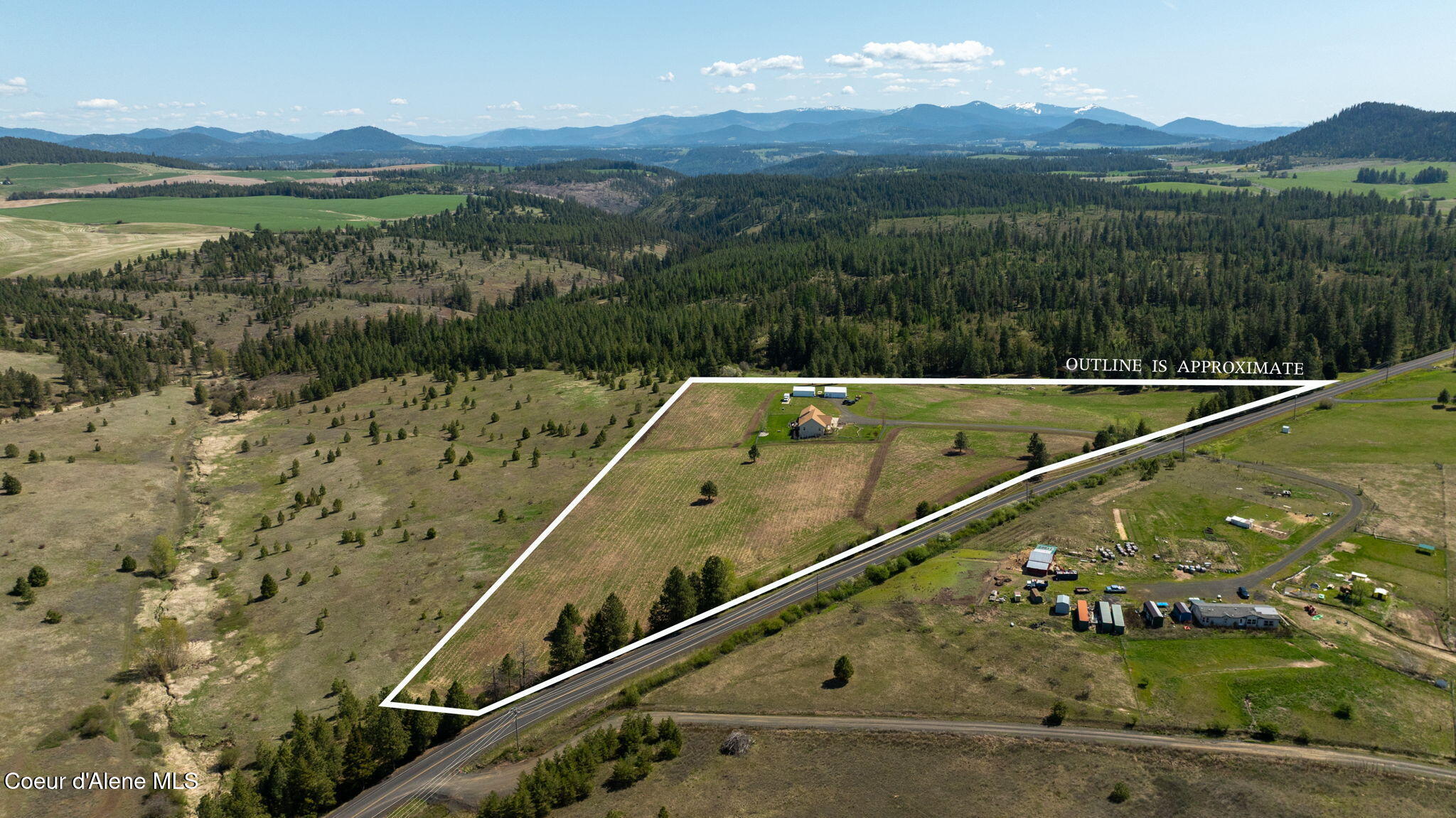 6035 West Conkling Road Worley, ID 83876 - Photo 56 of 72 7-web-or-mls-DJI_0742 outlined