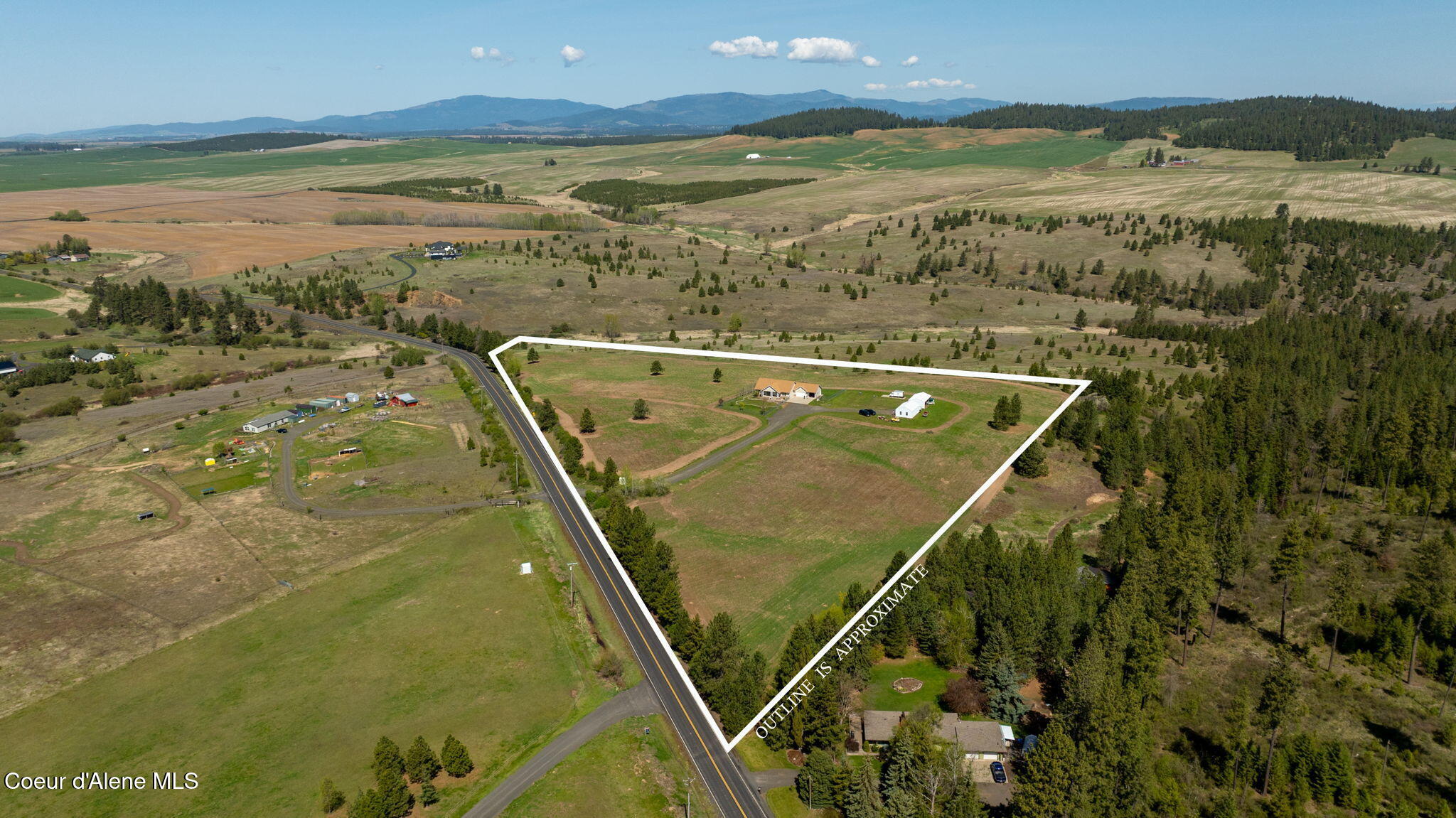 6035 West Conkling Road Worley, ID 83876 - Photo 67 of 72 1-web-or-mls-DJI_0731 outlined