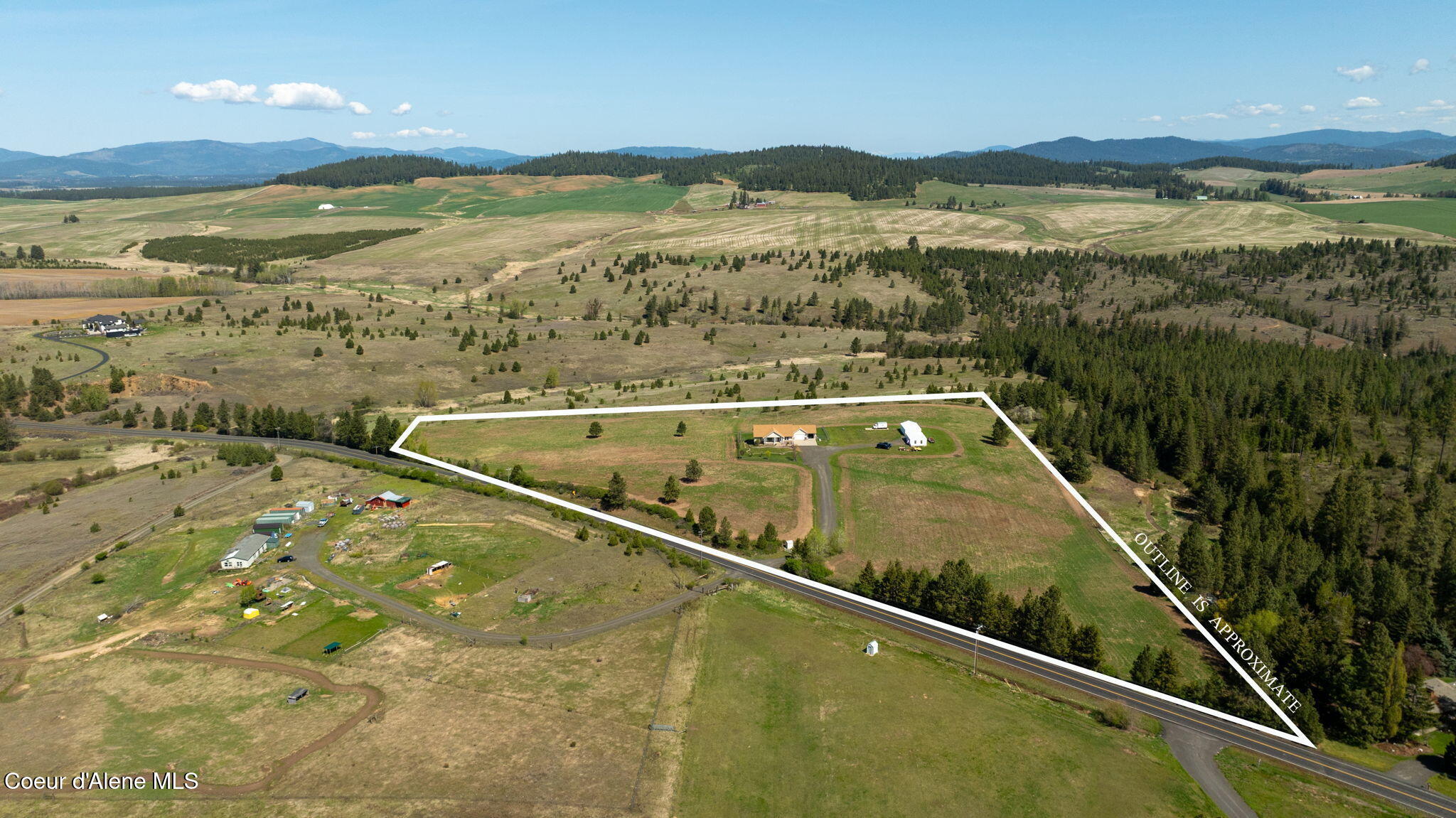 6035 West Conkling Road Worley, ID 83876 - Photo 69 of 72 3-web-or-mls-DJI_0735 outlined