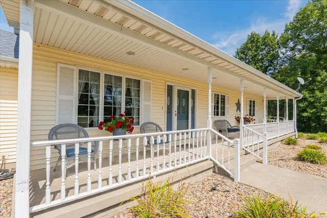 front view of a house with a small yard