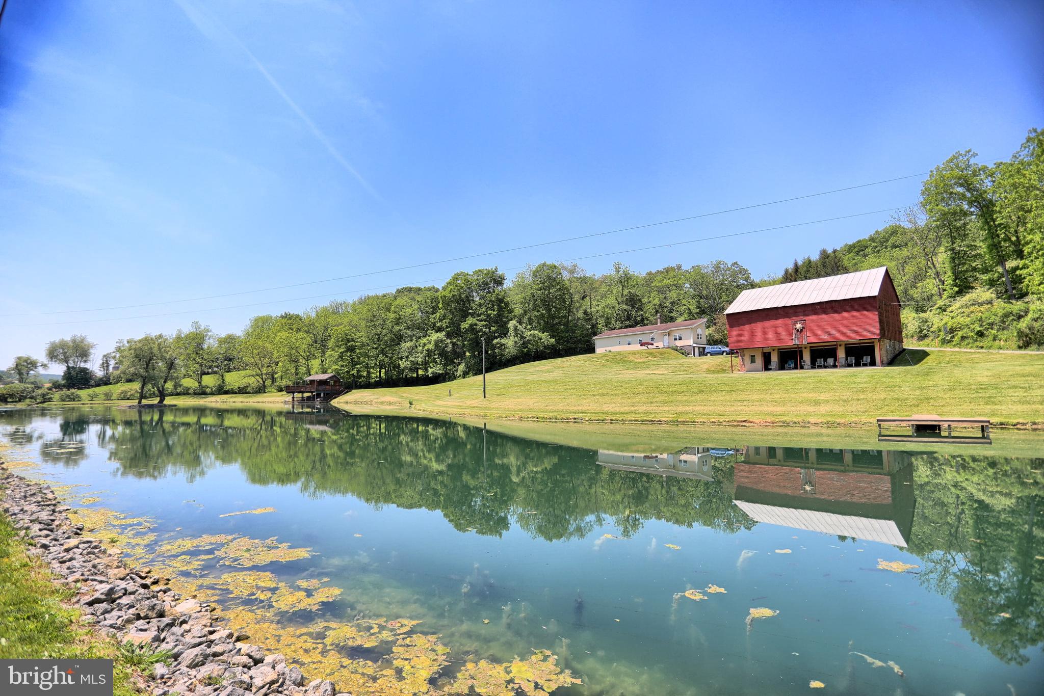 60 Hope Road New Bloomfield, PA 17068 - Photo 6 of 55 VIEW FROM DAM TOWARD BARN