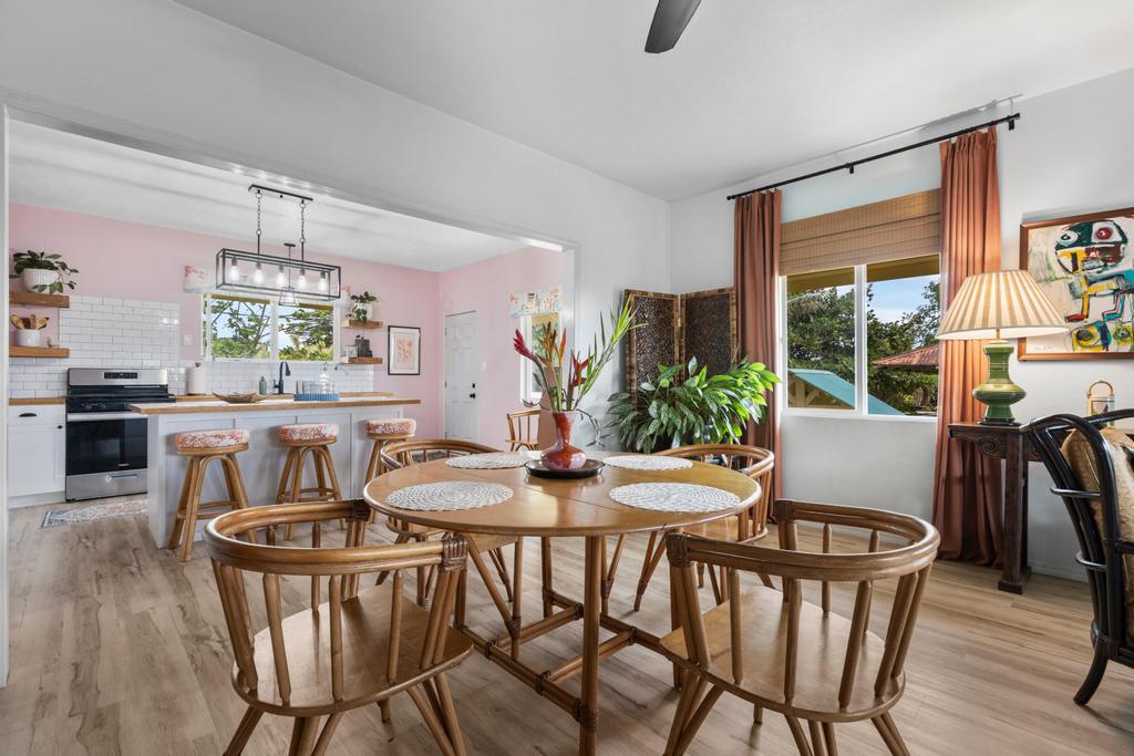20 Alae Street Hilo, HI 96720 - Photo 8 of 30 a view of a dining room with furniture window and outside view
