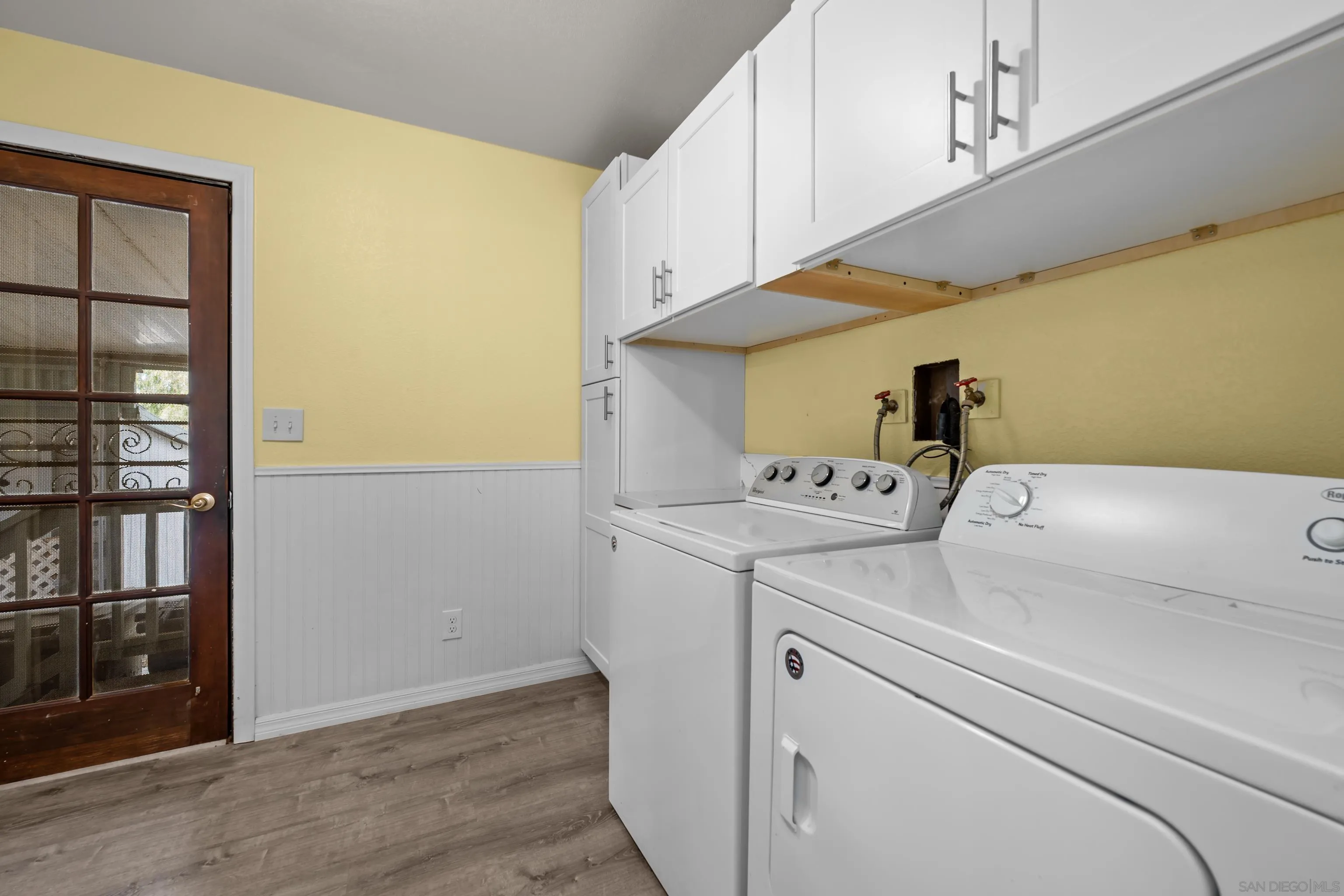 18218 Paradise Mountain Road, Unit 199 Valley Center, CA 92082 - Photo 21 of 41 Indoor Laundry Room with Washer & Dryer