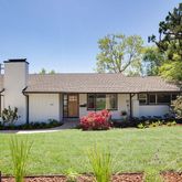 a front view of house with yard