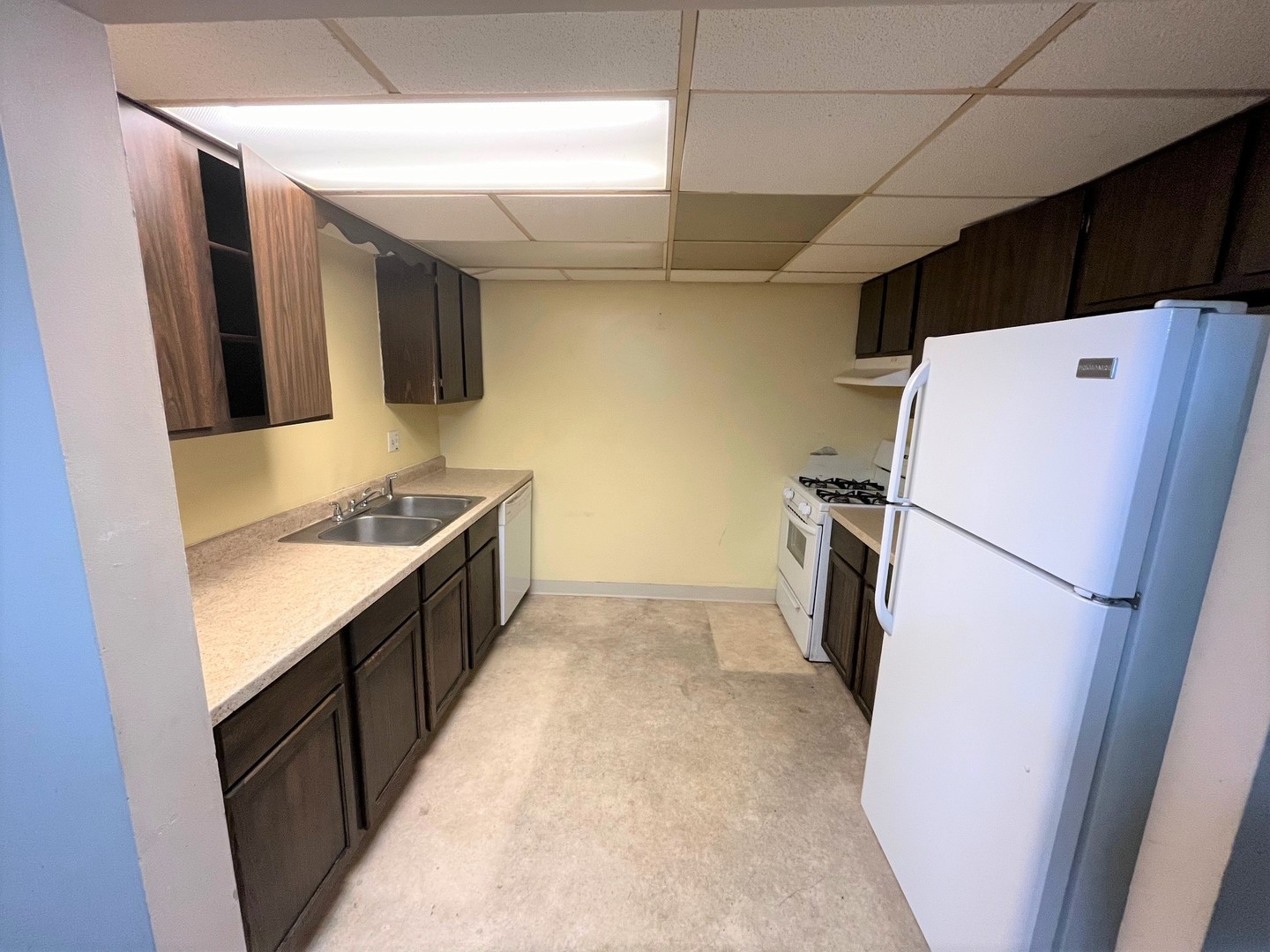 264 East Bailey Road, Unit G Naperville, IL 60565 - Photo 4 of 9 a kitchen with a refrigerator a sink and dishwasher