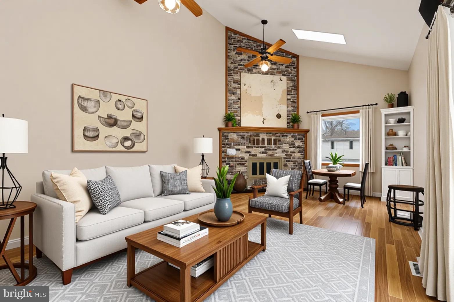 1290 Whirl A Way Court Gambrills, MD 21054 - Photo 50 of 111 a living room with furniture and a fireplace