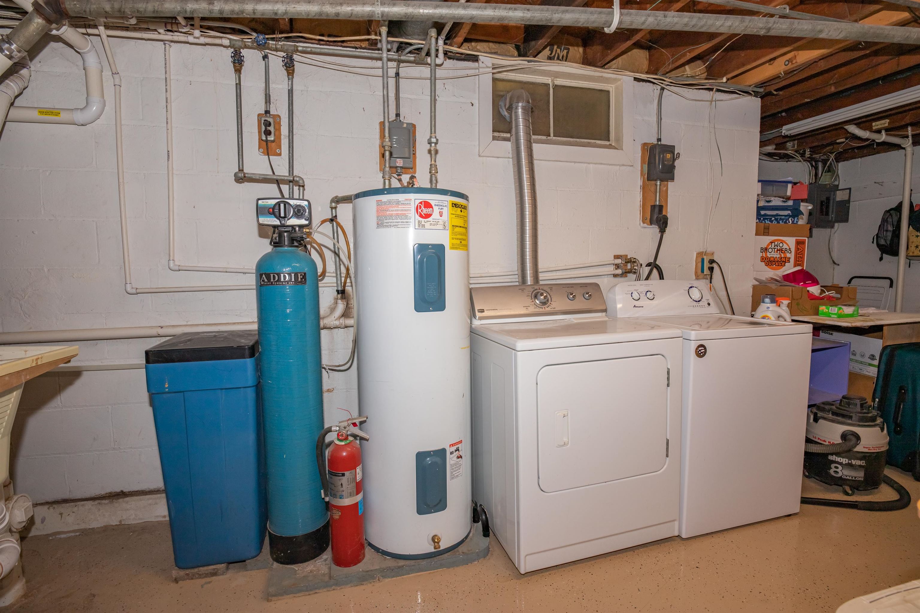 3808 Highcrest Road Rockford, IL 61107 - Photo 32 of 34 a utility room with fridge dryer and washer