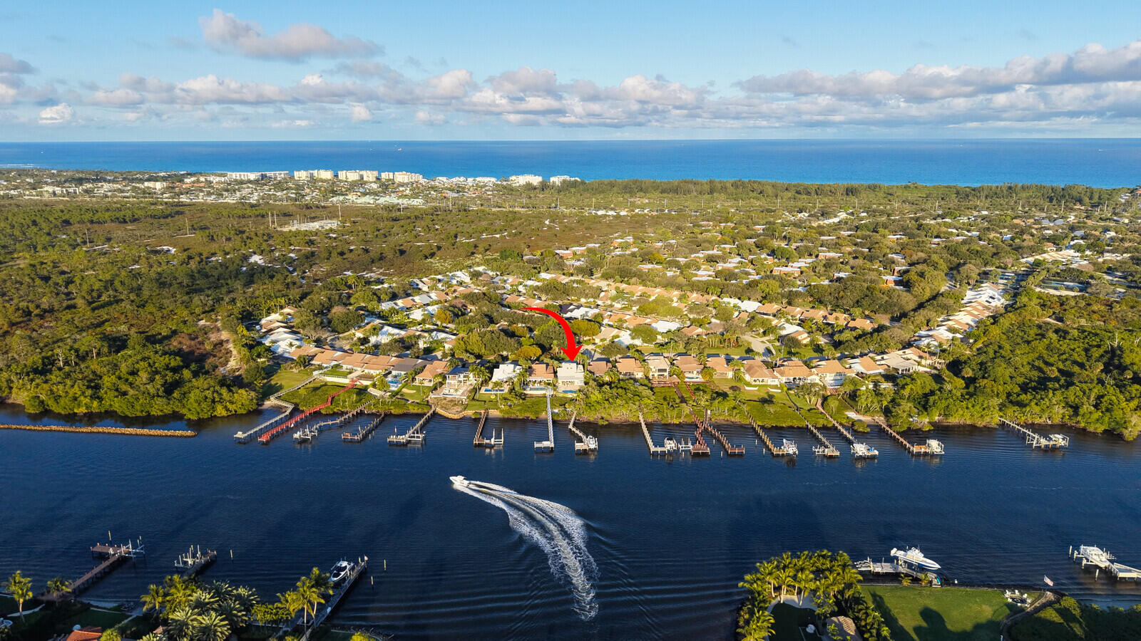 352 River Edge Road Jupiter, FL 33477 - Photo 1 of 50 view of city and an ocean
