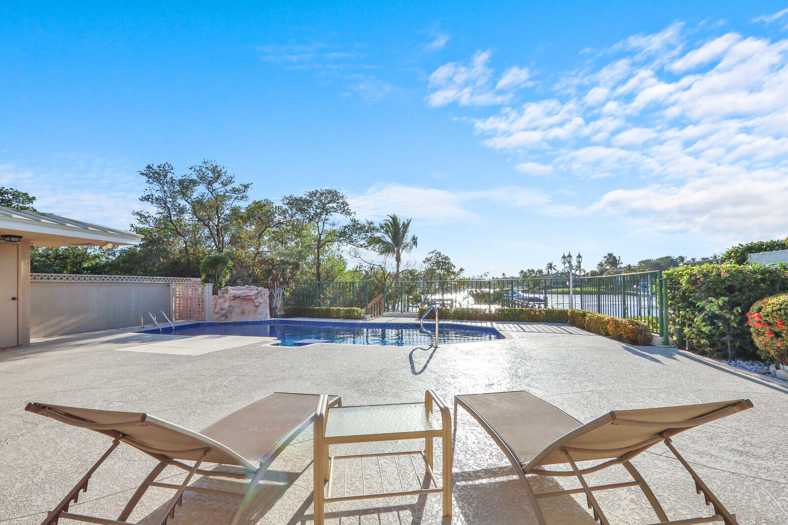 352 River Edge Road Jupiter, FL 33477 - Photo 15 of 50 a terrace with outdoor seating and city view