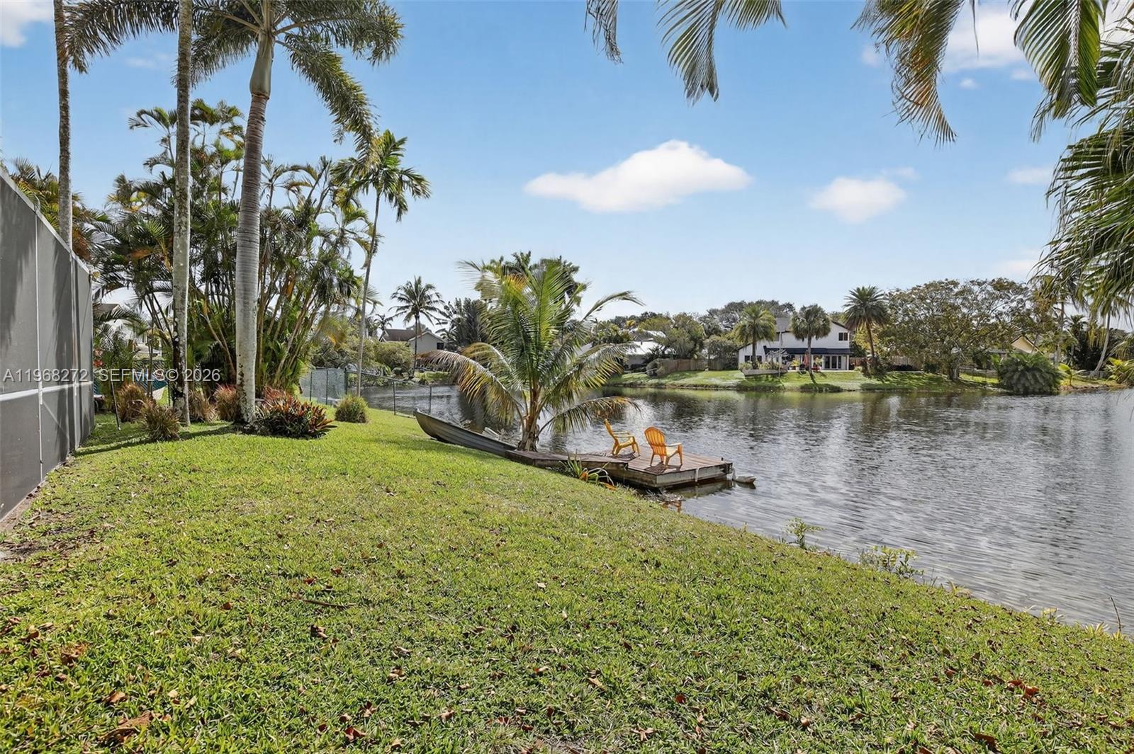 8740 Southwest 56th Place Cooper City, FL 33328 - Photo 23 of 54 a view of a lake with a yard
