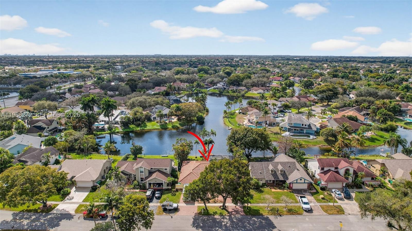 8740 Southwest 56th Place Cooper City, FL 33328 - Photo 45 of 54 an aerial view of multiple house