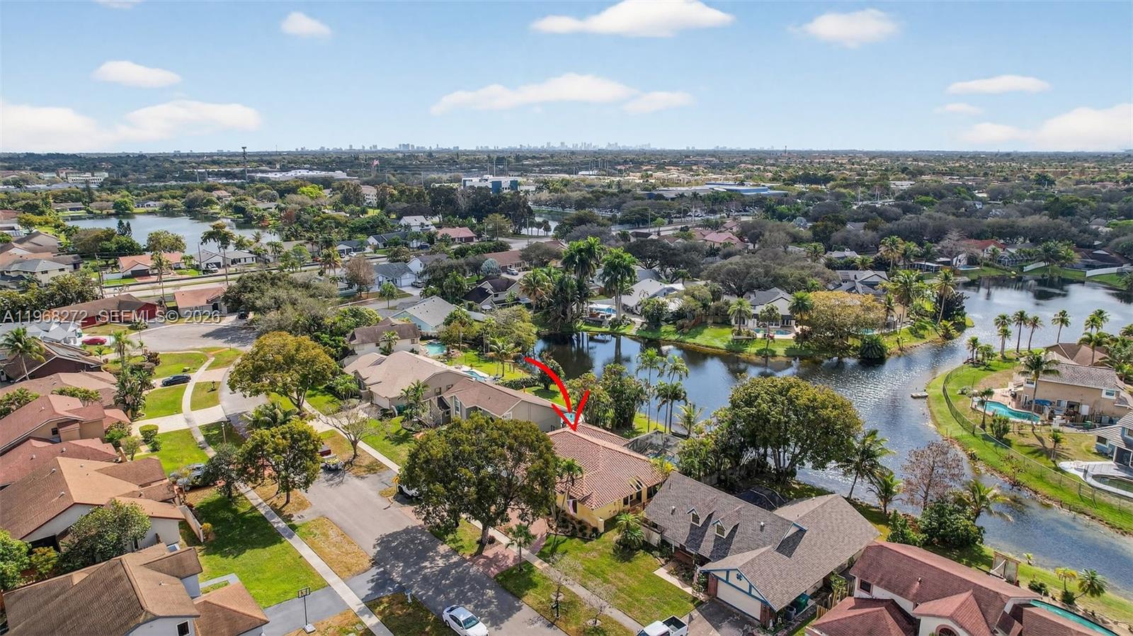 8740 Southwest 56th Place Cooper City, FL 33328 - Photo 52 of 54 an aerial view of multiple house