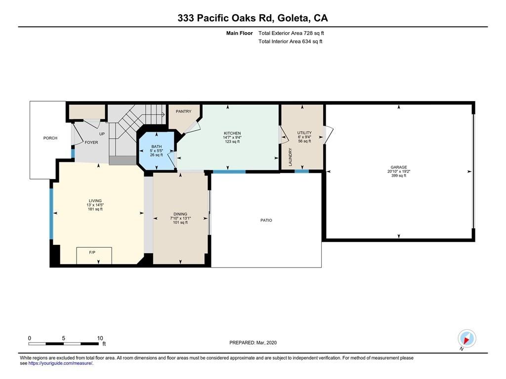 333 Pacific Oaks Road Goleta, CA 93117 - Photo 25 of 26 Floor Plan- Entry Level