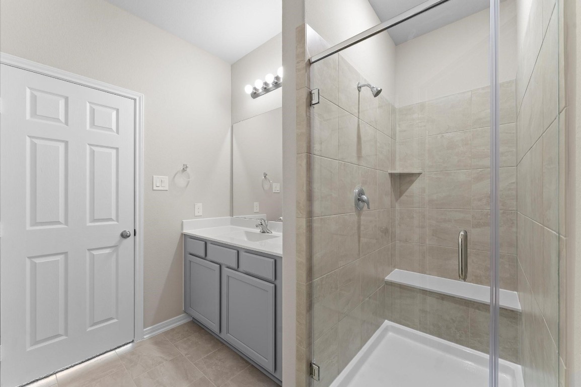 1354 Mixander Way La Porte, TX 77571 - Photo 14 of 21 a bathroom with a shower and a sink
