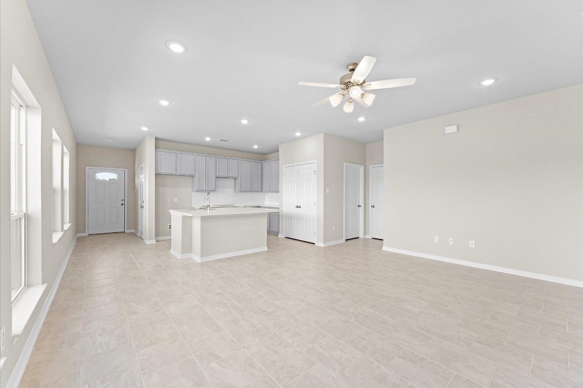 1354 Mixander Way La Porte, TX 77571 - Photo 10 of 21 a view of an empty room with kitchen and kitchen view