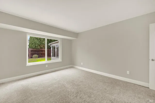 a view of an empty room