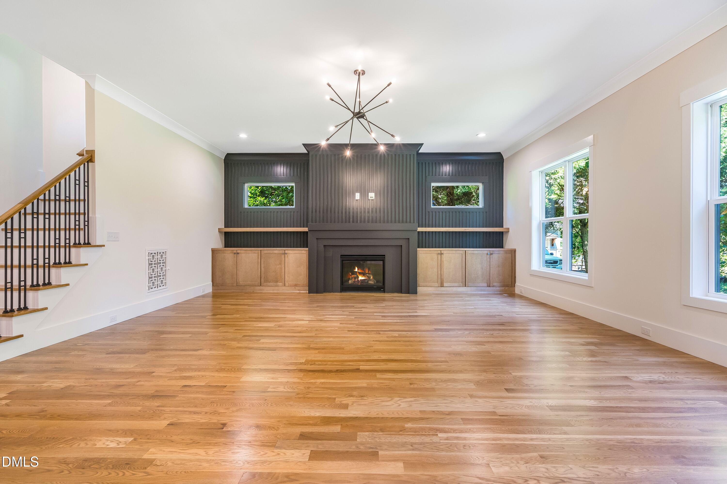 14020 Durant Road Raleigh, NC 27614 - Photo 55 of 86 a view of an empty room with window and fireplace