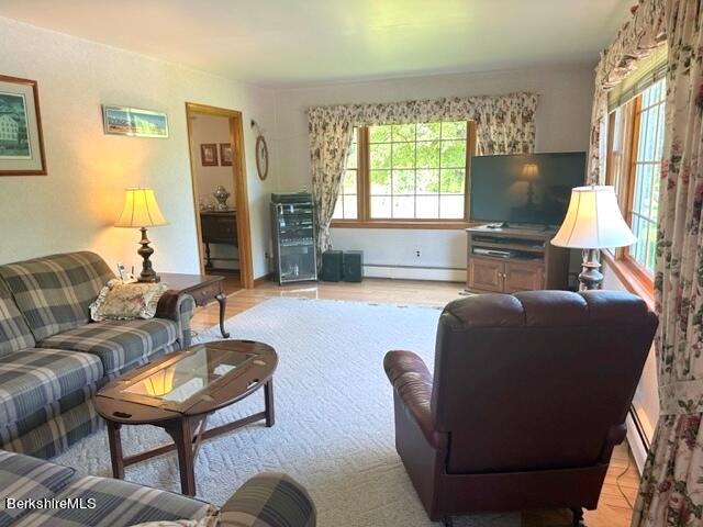 452 Pattison Road North Adams, MA 01247 - Photo 9 of 28 a living room with furniture and a fireplace