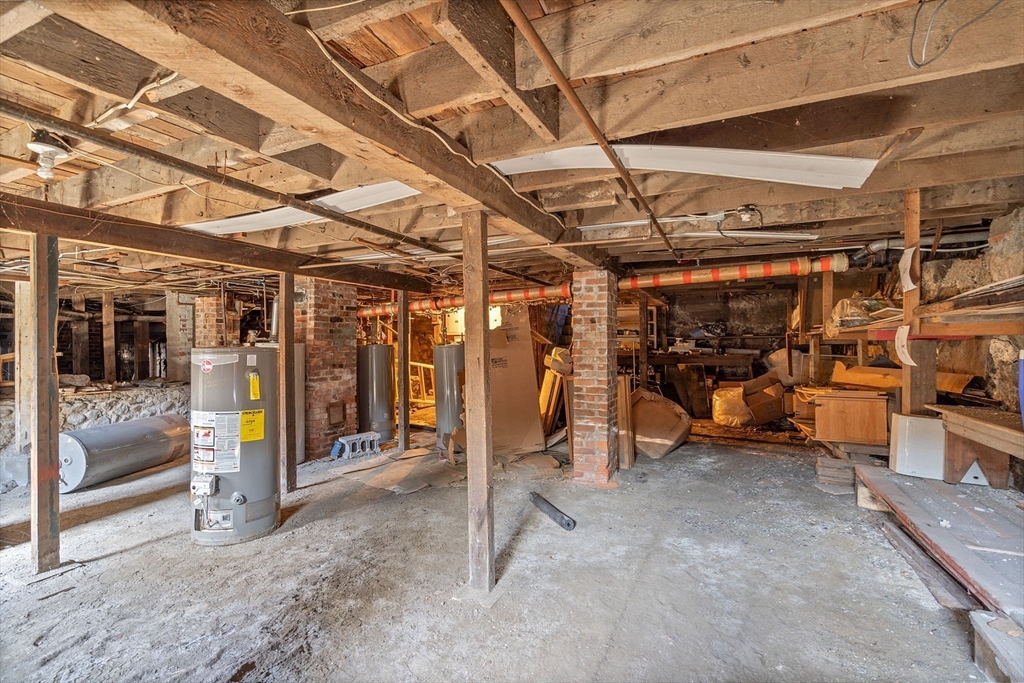 84 Cory Street Fall River, MA 02720 - Photo 29 of 36 a view of a room with wooden roof