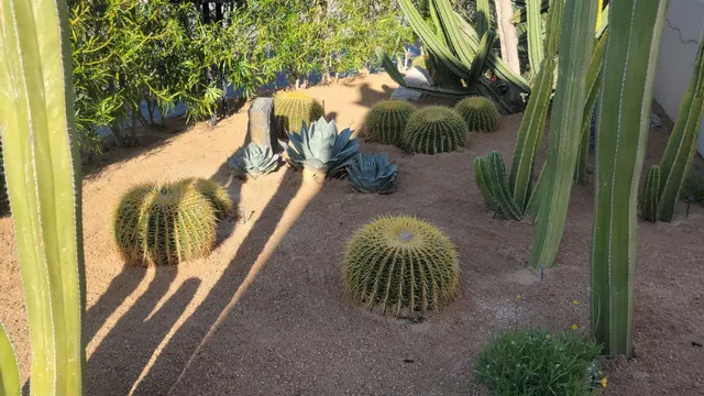 a view of balcony with furniture