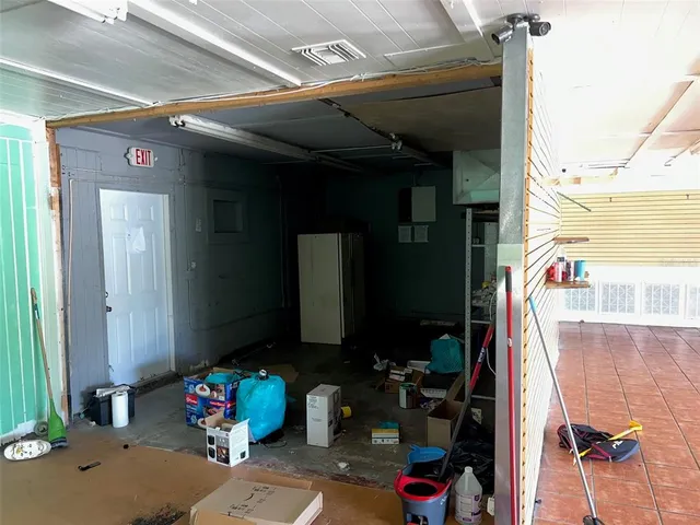 a living room filled with furniture