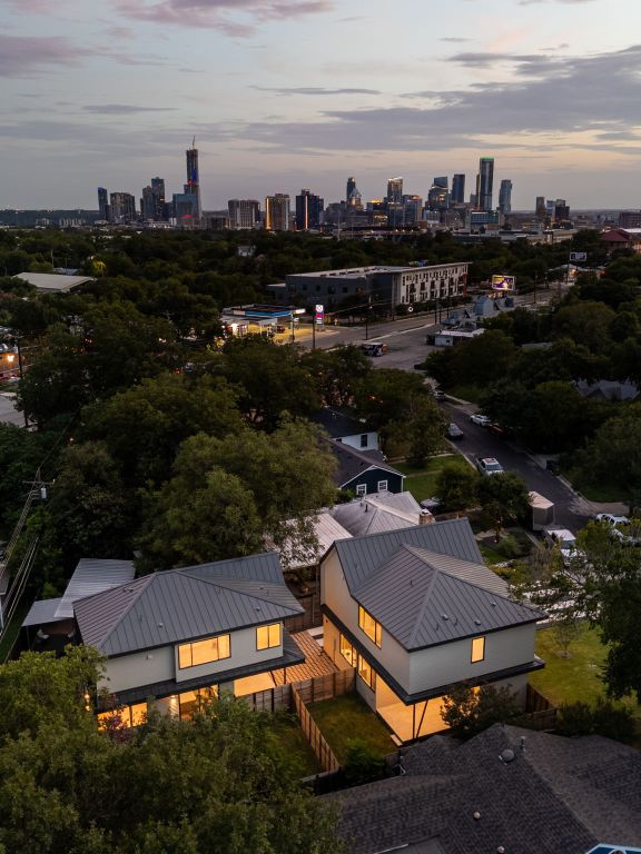 2903 Breeze Terrace, Unit 2 Austin, TX 78722 - Photo 34 of 36 Aerial view of skyline