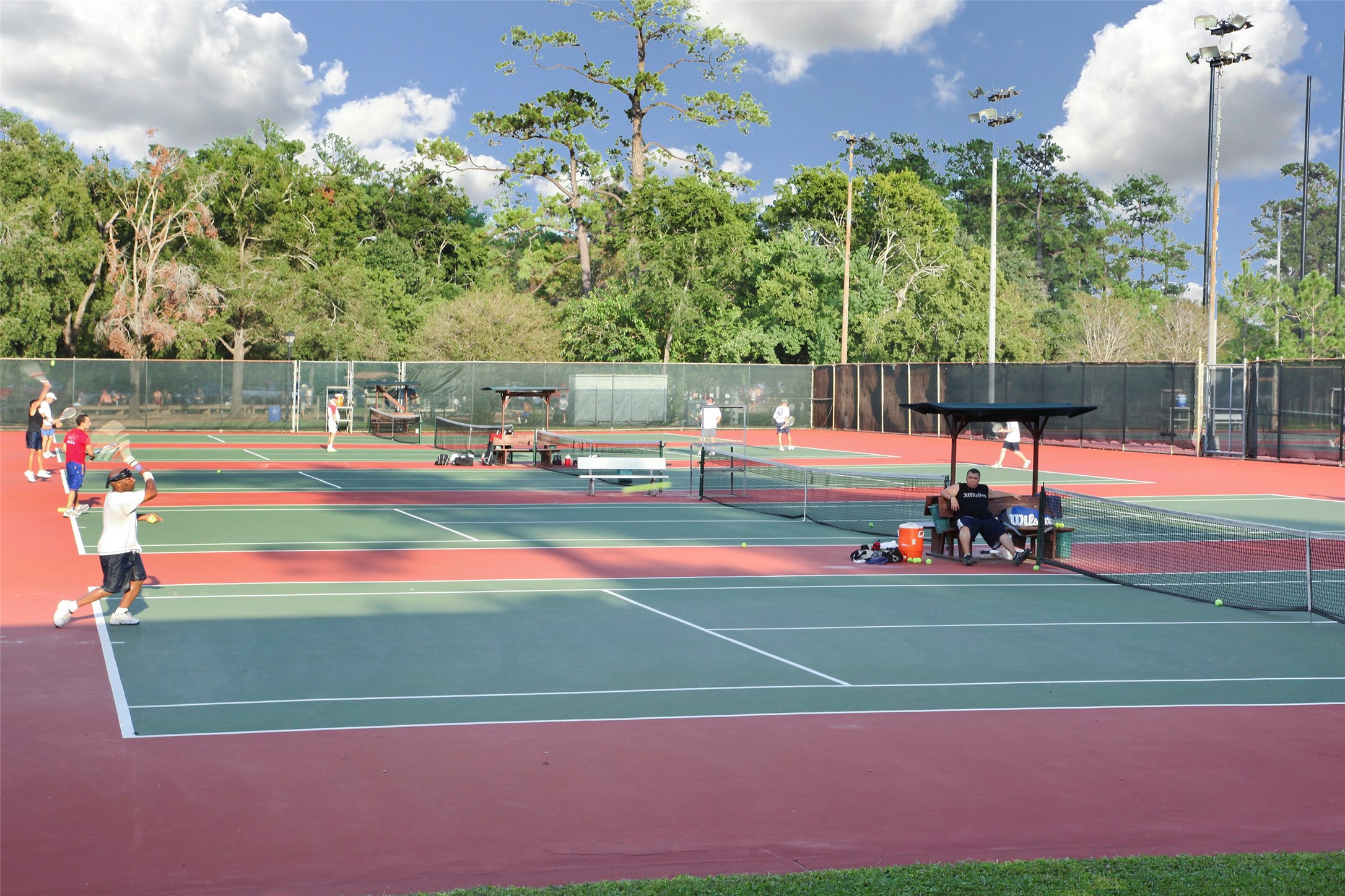 5749 Larkin Street Houston, TX 77007 - Photo 26 of 35 Here are the tennis courts at Memorial Park, located only a couple miles from the property.