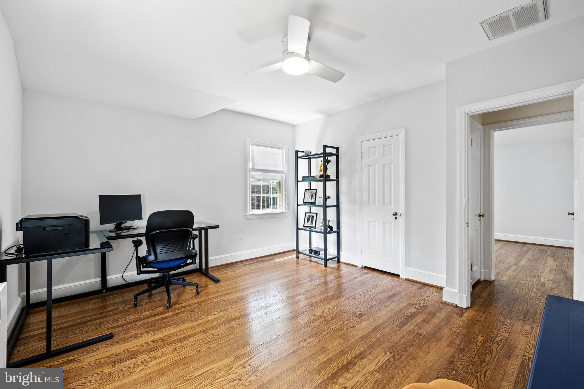 324 Taplow Road Baltimore, MD 21212 - Photo 36 of 50 Bedroom 2 has a ceiling fan.