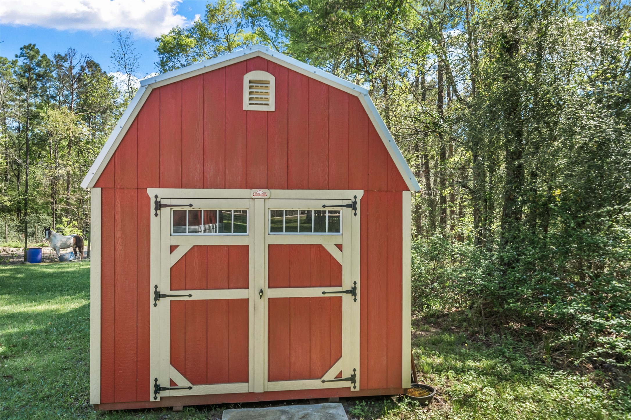 159 Saddle Surrey Road Coldspring, TX 77331 - Photo 13 of 20 Storage Shed