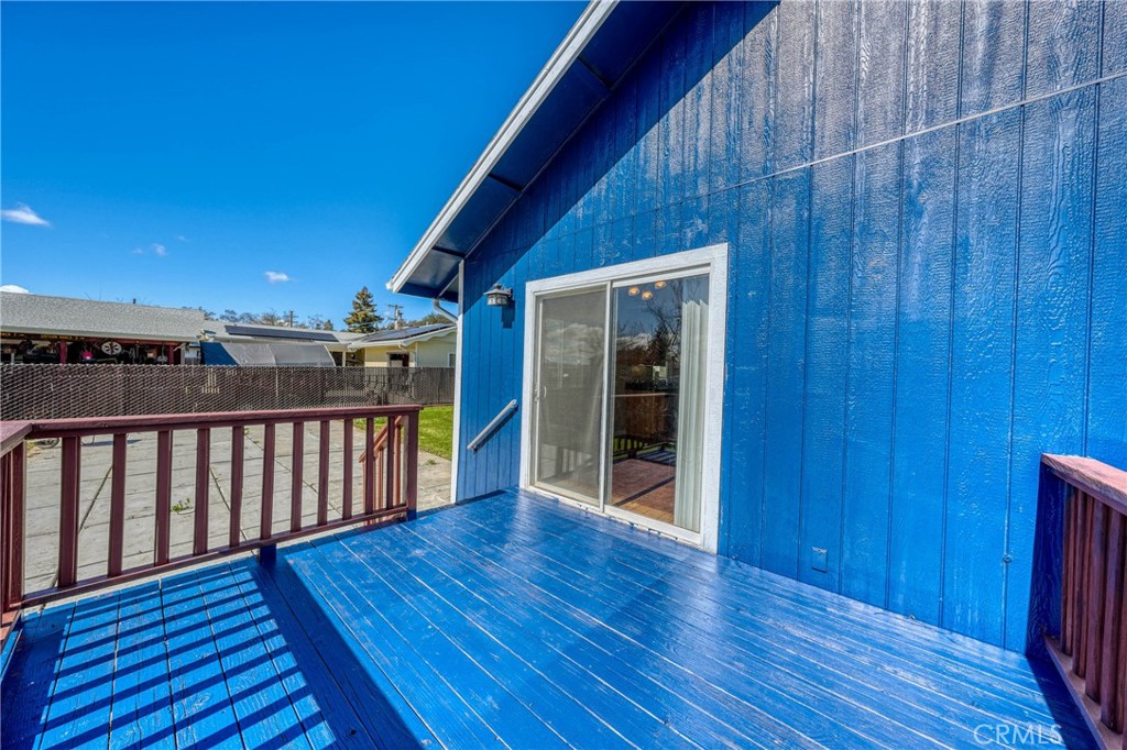 3483 Beach Street Nice, CA 95464 - Photo 25 of 40 a view of a balcony with wooden floor
