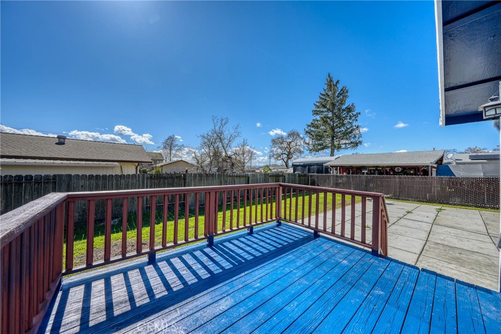 3483 Beach Street Nice, CA 95464 - Photo 26 of 40 a view of balcony with wooden floor and outdoor seating