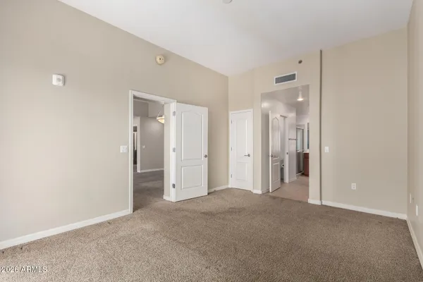 a view of empty room