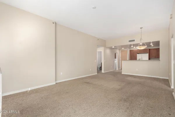 a view of a kitchen with a sink