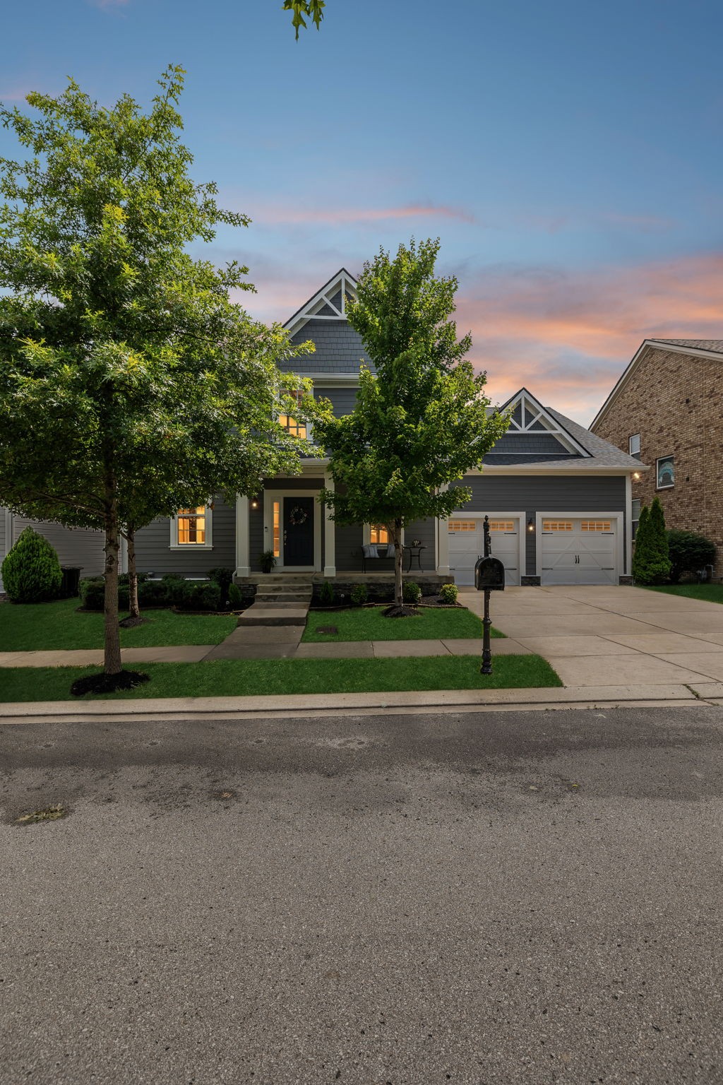 737 Newcomb Street Franklin, TN 37064 - Photo 76 of 99 front view of a house with a yard