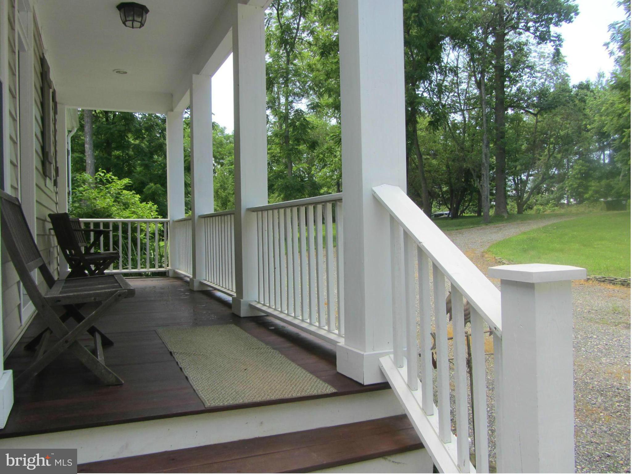 Front Porch w/ Teak Flooring