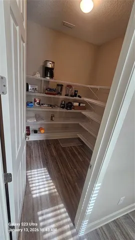 a view of walk in closet