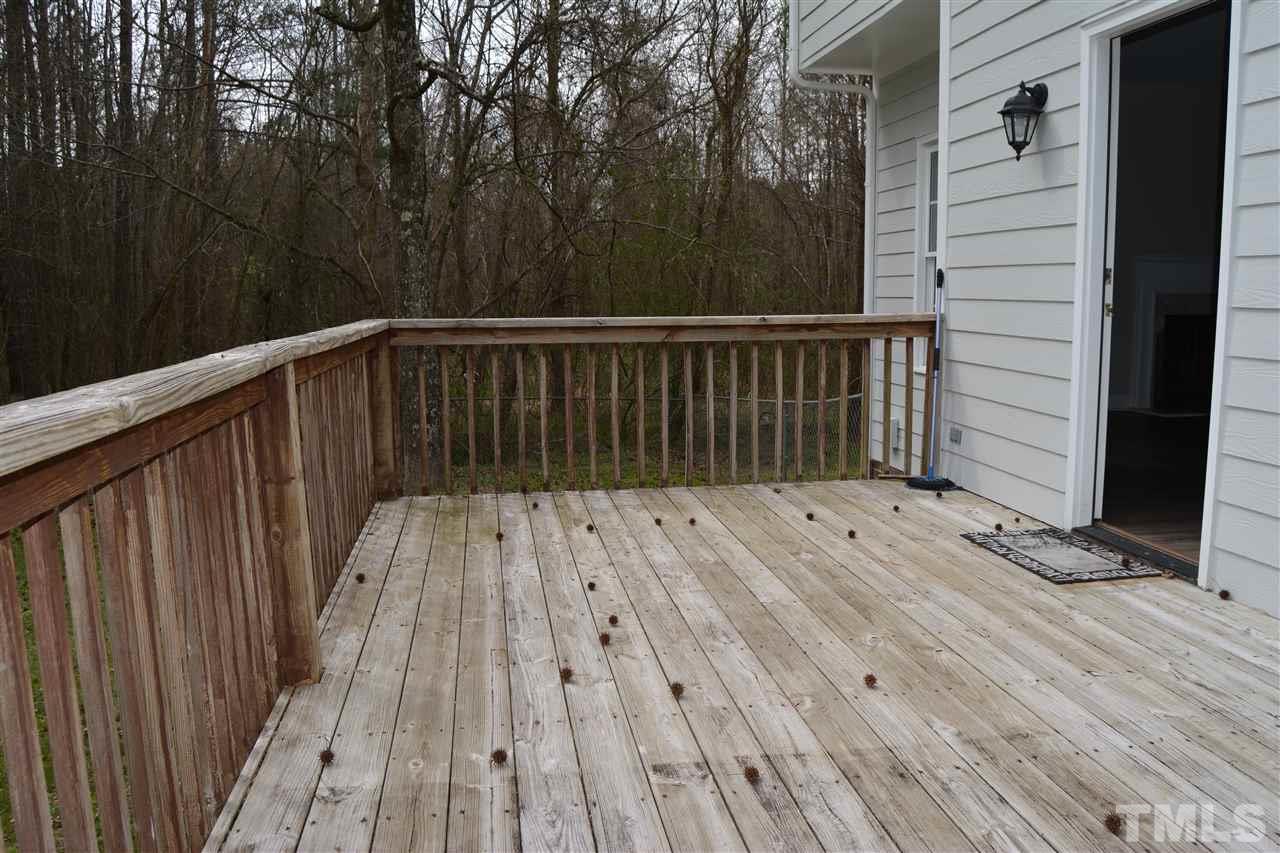 1625 Martin Pond Road Wendell, NC 27591 - Photo 26 of 30 Out back you will find a lovely deck for all your entertaining.