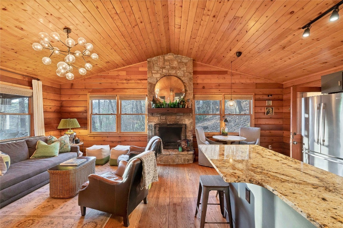 494 Satulah Ridge Road Highlands, NC 28741 - Photo 13 of 58 Gorgeous Tongue and Groove Ceiling