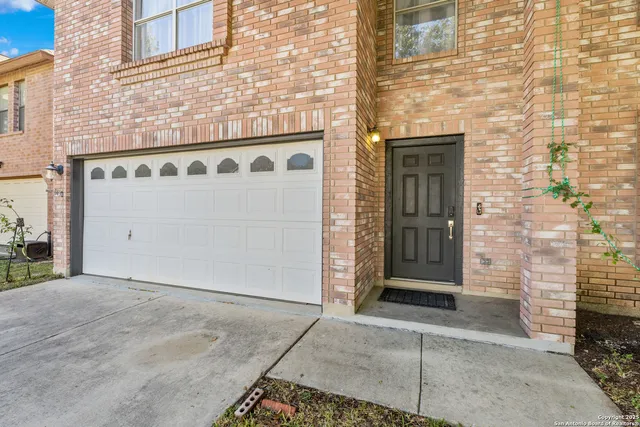 a view of front door of house