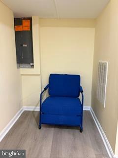 5600 11th Street North Arlington, VA 22205 - Photo 30 of 34 a blue bed sitting in a room next to a window