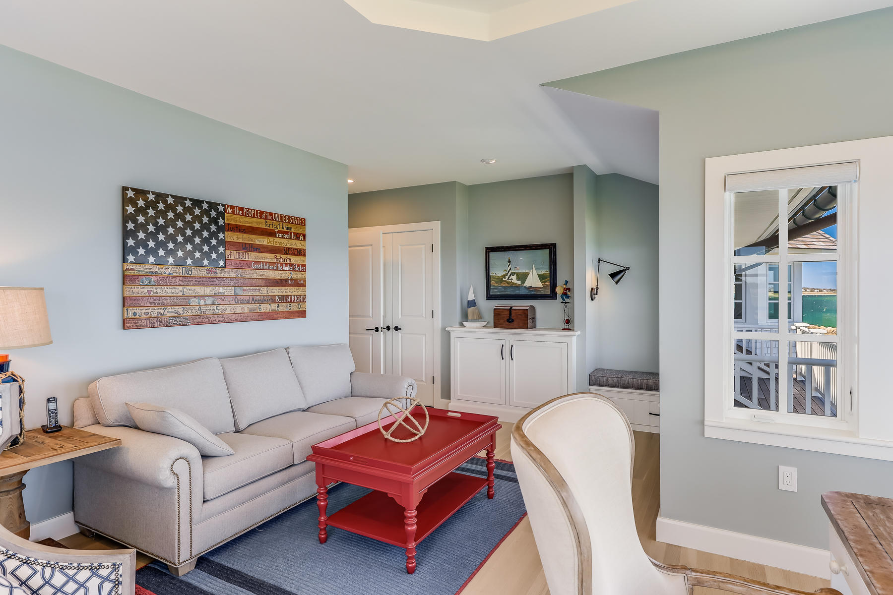 80 Quasson Road Chatham, MA 02633 - Photo 64 of 81 a living room with furniture a flat screen tv and a window